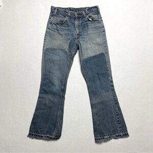 Vintage 70’s Levi’s Denim Jeans Orange Tag Bellbottom Women’s Approx. Size 28-29